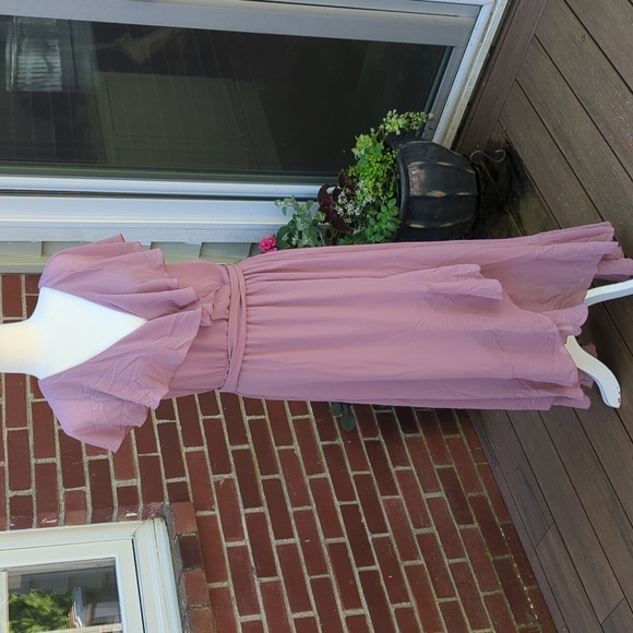 NWT Show Me Your Mumu Jess Ruffle Antique Rose Dress Size XL - Picture 11 of 13